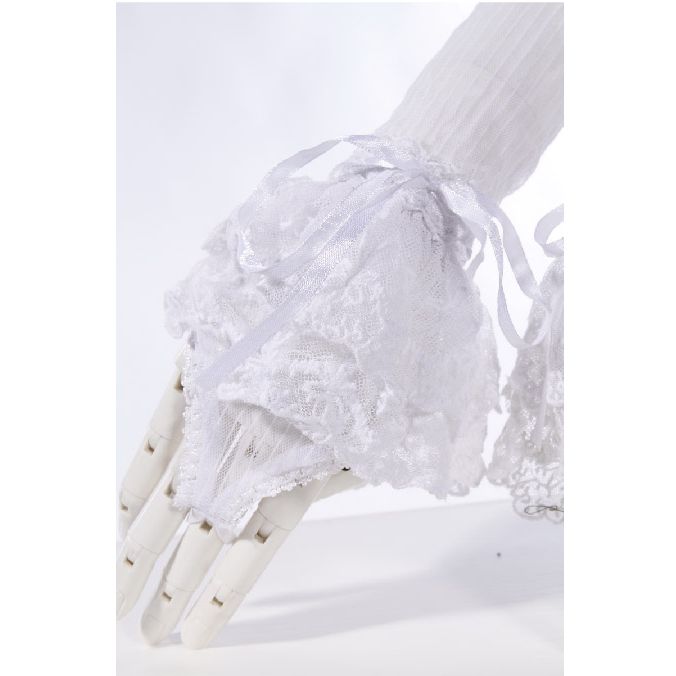  fingerless lace gloves RQ-BL 1019w /  /  /  /  5