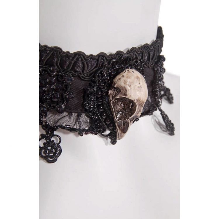  birdhead beads choker RQ-BL 1038bk  5