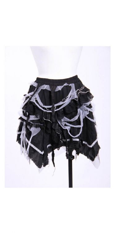  short beggar skirt RQ-BL 21032bw /  /  /  /  6