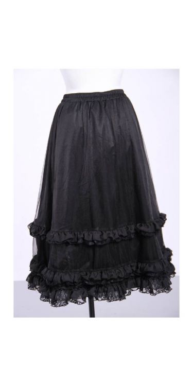  maxi ruffles skirt RQ-BL 21040bk /  /  /  /  6