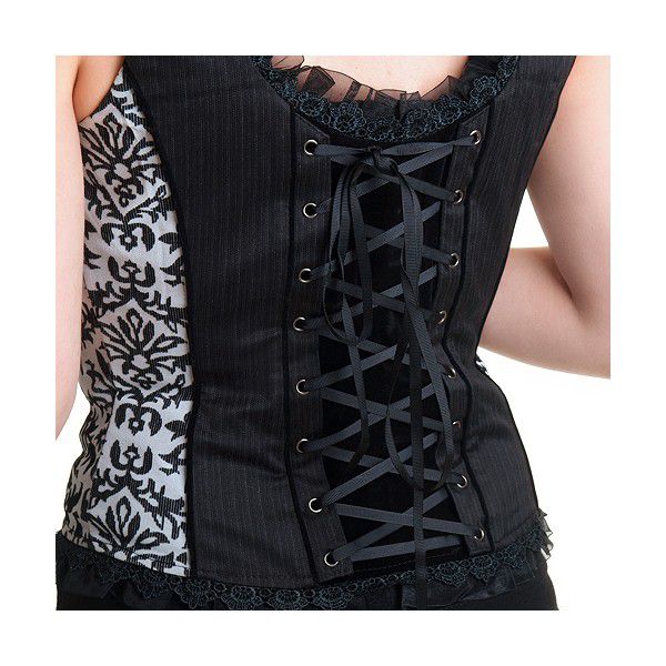  Gothic Design Lace Vest Black RQ-BL 21228bk  5