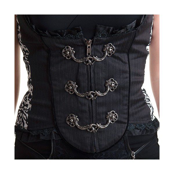  Gothic Design Lace Vest Black RQ-BL 21228bk  6