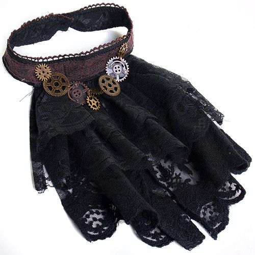  gears layers lace collar RQ-BL SP060bc  3