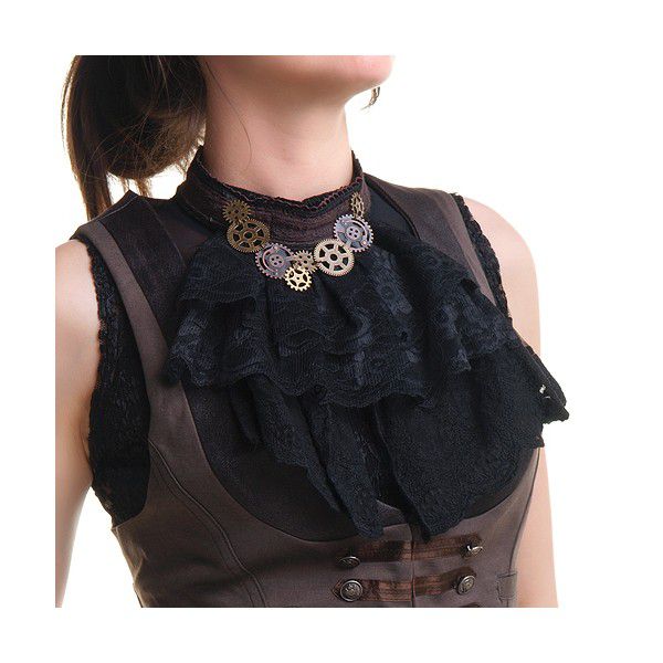  gears layers lace collar RQ-BL SP060bc  4