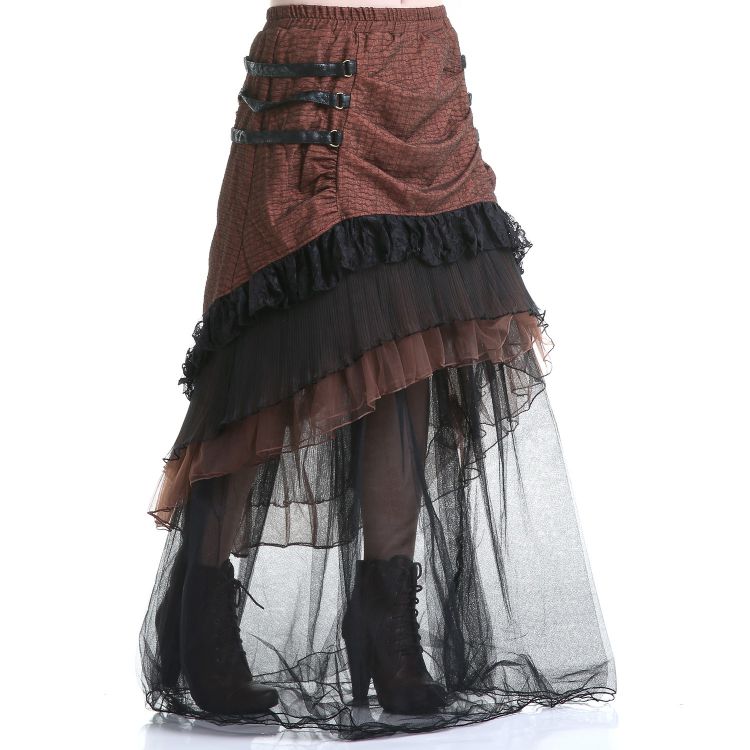  Long skirt Coffee RQ-BL SP120cf  3