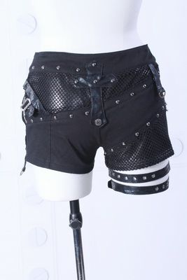  Punk Shorts Black RQ-BL 51013bk  2