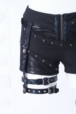  Punk Shorts Black RQ-BL 51013bk  3