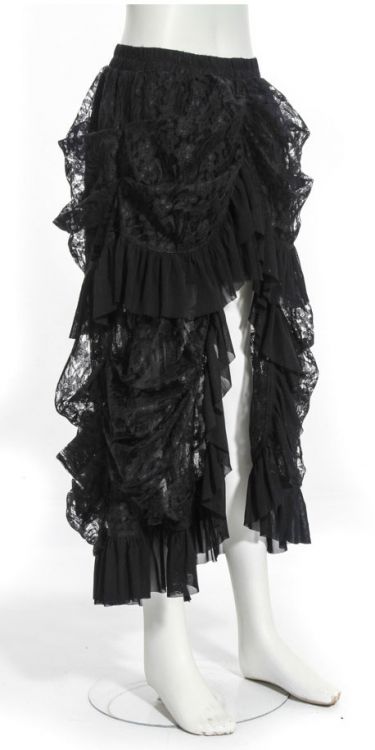  Stampunk Lace Long skirt Black RQ-BL SP067bk  9
