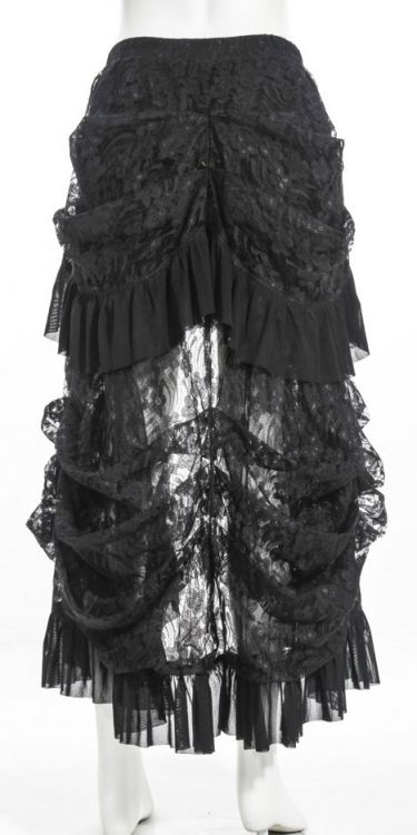  Stampunk Lace Long skirt Black RQ-BL SP067bk  10