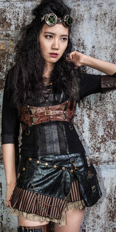  Steampunk gothic T-shirt Black RQ-BL SP088bk  5