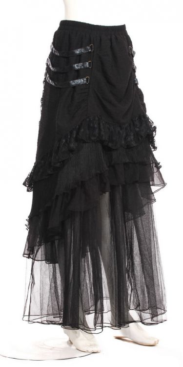  Steampunk Long Skirt Black RQ-BL SP120bk  8