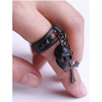  skull cross ring RQ-BL 1004bk -  