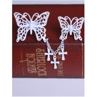 Кольцо double butterfly ring RQ-BL 1009w - маленькая картинка