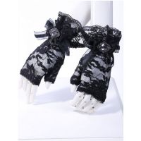 Перчатки bow fingerless gloves RQ-BL 1017bk / Аниме / Косплей / Лолита / - маленькая картинка