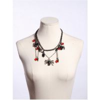 Колье spiders beads necklace RQ-BL 1021br - маленькая картинка