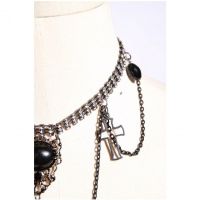 Колье beads chains necklace RQ-BL 1022bk - маленькая картинка