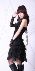 Юбка short beggar skirt RQ-BL 21032bk / Аниме / Косплей / Лолита / - маленькая картинка