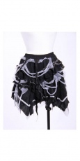 Юбка short beggar skirt RQ-BL 21032bw / Аниме / Косплей / Лолита / - маленькая картинка