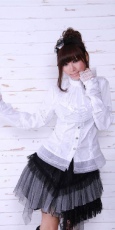 Юбка belt mini skirt RQ-BL 21034bw / Аниме / Косплей / Лолита / - маленькая картинка