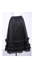 Юбка maxi ruffles skirt RQ-BL 21040bk / Аниме / Косплей / Лолита / - маленькая картинка