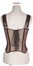 Жилет zipper up corset with shoulderer strap RQ-BL SP048cf / Аниме / Косплей / Лолита Милитари / - маленькая картинка