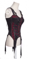 Жилет =zipper up corset with shoulderer strap= RQ-BL SP048br / Аниме / Косплей / Лолита / - маленькая картинка