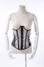  Gothic Vest Black/White RQ-BL 21156bk-wh -  
