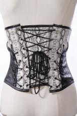  Gothic Vest Black/White RQ-BL 21156bk-wh -  