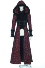  Gothic Coat Red/Black - 