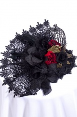 Шляпка Headress Black RQ-BL SP038bk - маленькая картинка