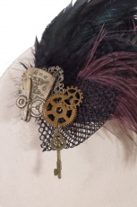 Шляпка Headress Black RQ-BL SP042bk - маленькая картинка