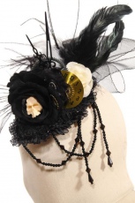 Шляпка Steampunk Headdress Black RQ-BL SP077bk - маленькая картинка