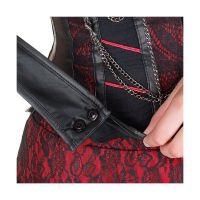 Жилет =zipper up corset with shoulderer strap= RQ-BL SP048br / Аниме / Косплей / Лолита / - маленькая картинка