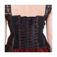 Жилет =zipper up corset with shoulderer strap= RQ-BL SP048br / Аниме / Косплей / Лолита / - маленькая картинка