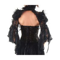 Накидка feather lace shrug RQ-BL 21080bk / Аниме / Косплей / Лолита / - маленькая картинка