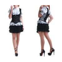Жилет Gothic Design Lace Vest Black RQ-BL 21228bk - маленькая картинка