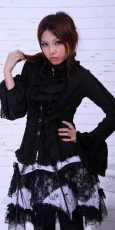 Рубашка Gothic Shirt Black RQ-BL 21033bk - маленькая картинка