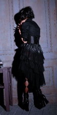 Юбка Gothic Half Long Skirt Black RQ-BL 21157bk - маленькая картинка