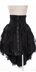 Юбка Gothic Half Long Skirt Black RQ-BL 21157bk - маленькая картинка