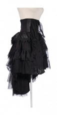 Юбка Gothic Half Long Skirt Black RQ-BL 21157bk - маленькая картинка