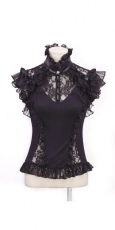  The Gothic palace-shirt T-shirt Black RQ-BL 21223bk -  