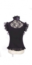  The Gothic palace-shirt T-shirt Black RQ-BL 21223bk -  