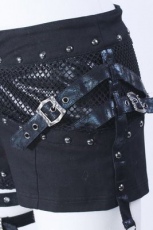  Punk Shorts Black RQ-BL 51013bk -  