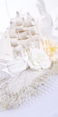 Шляпка Headress White RQ-BL SP044w - маленькая картинка