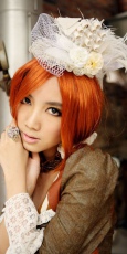 Шляпка Headress White RQ-BL SP044w - маленькая картинка