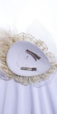 Шляпка Headress White RQ-BL SP044w - маленькая картинка