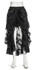 Юбка Stampunk Lace Long skirt Black RQ-BL SP067bk - маленькая картинка