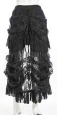 Юбка Stampunk Lace Long skirt Black RQ-BL SP067bk - маленькая картинка