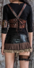 Блузка Steampunk gothic T-shirt Black RQ-BL SP088bk - маленькая картинка