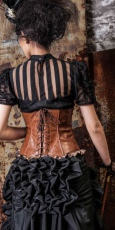 Юбка Steampunk maxi ruffle skirt Black RQ-BL SP100bk - маленькая картинка